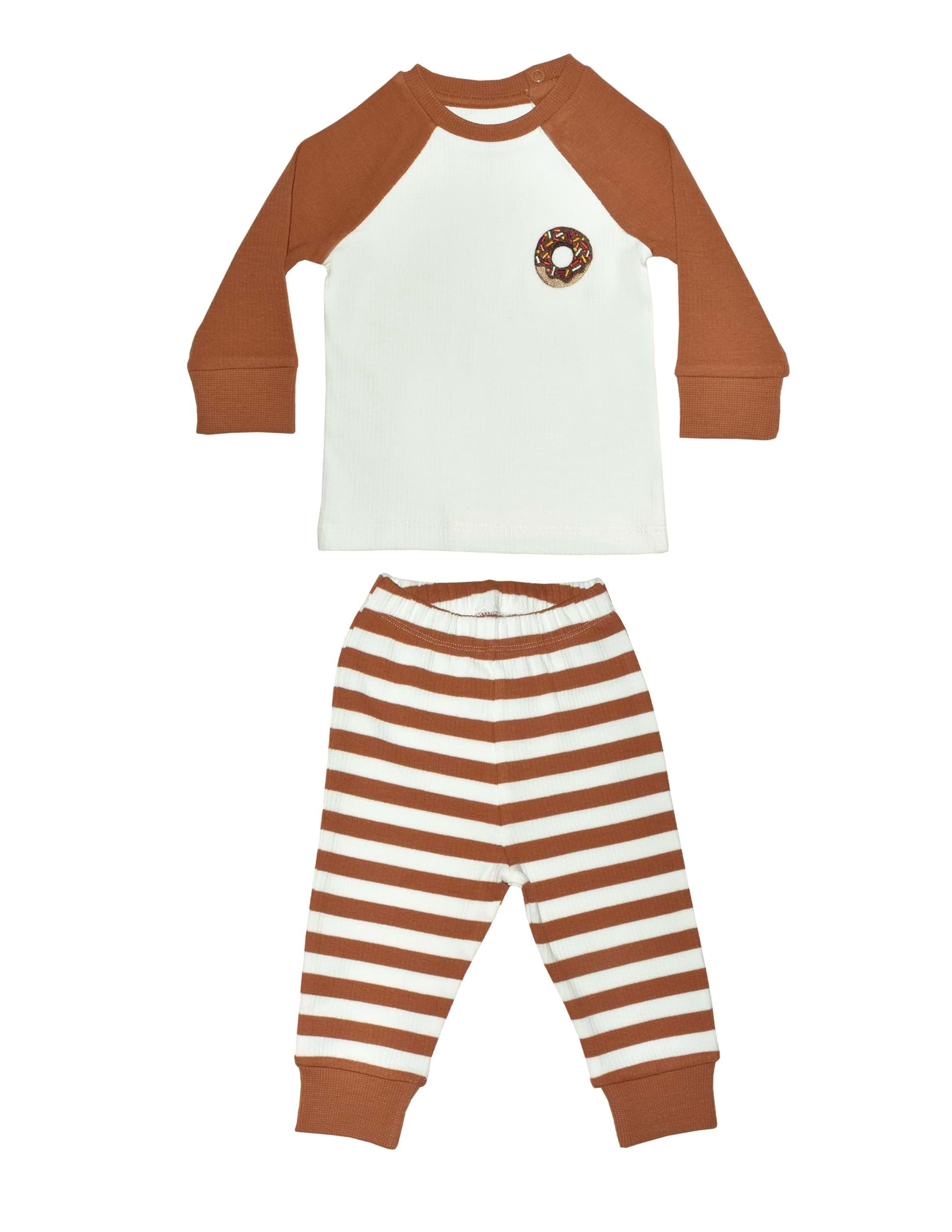 Mocha Bebek Kahverengi Pijama Takımı resmi